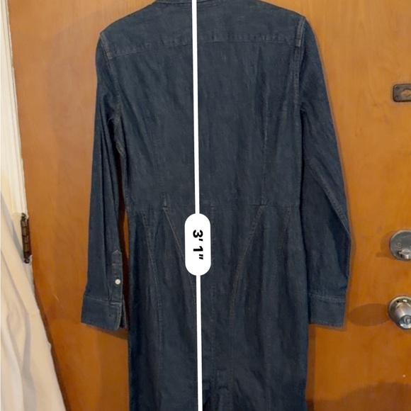 Polo Ralph Lauren Blue Denim Long Sleeve Dress - Picture 3 of 7